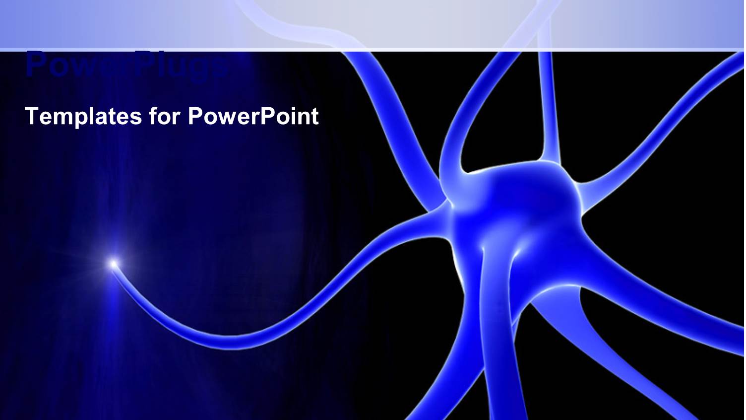 Blue Background with Depiction of Electrons Circling the Nucleus of a Cell