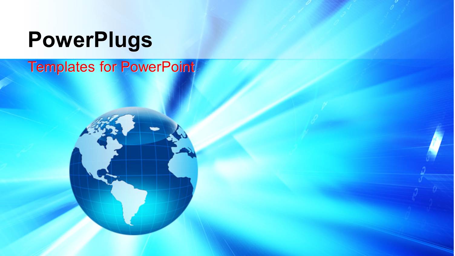 a Blue Colored Globe with Bright Shinning Light