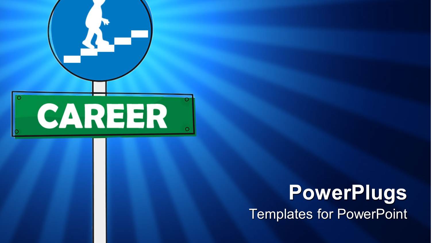 a Blue and Green Sign Post Spelling Out the Text 