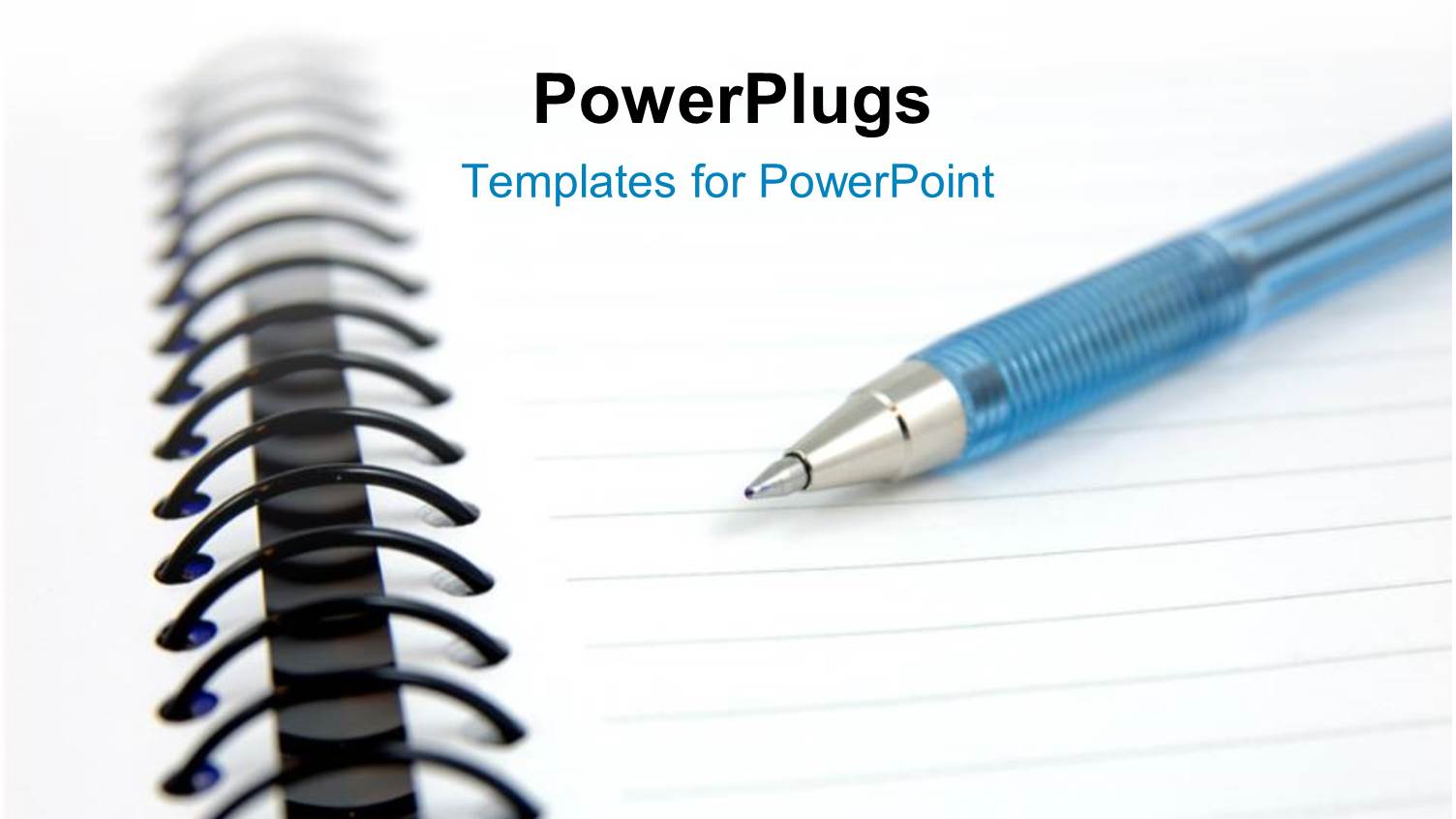 Blue Pen on a Notebook with White Color