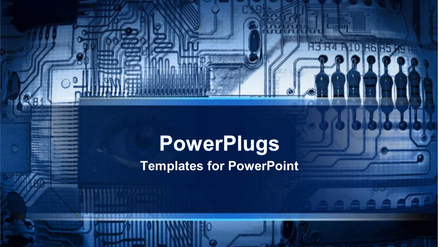 Blue Printed Circuit Board, Motherboard, Computer Component