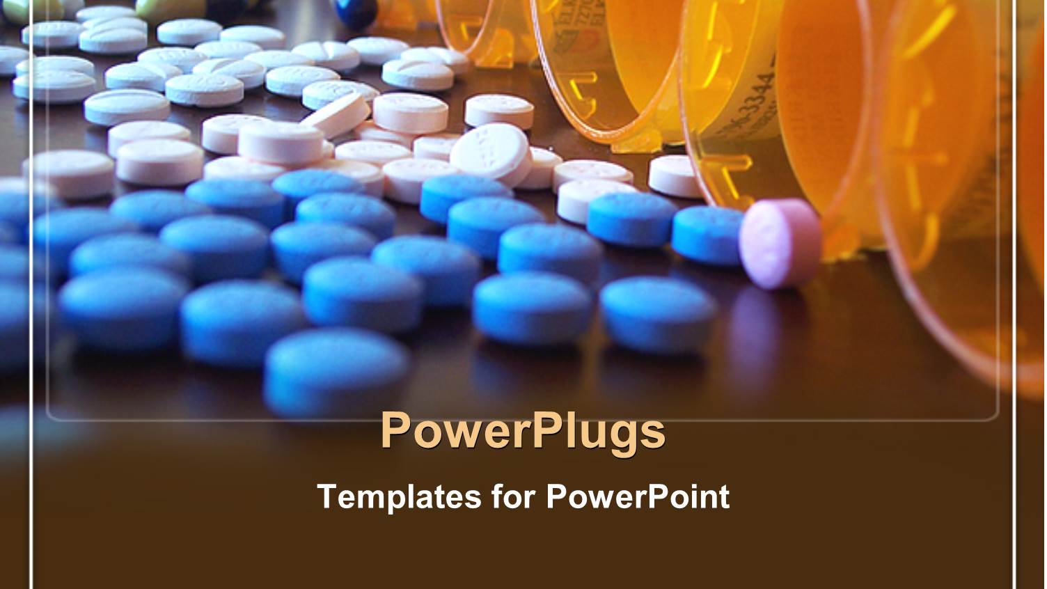 Blue and White Pills on a Flat Surface with Open Containers