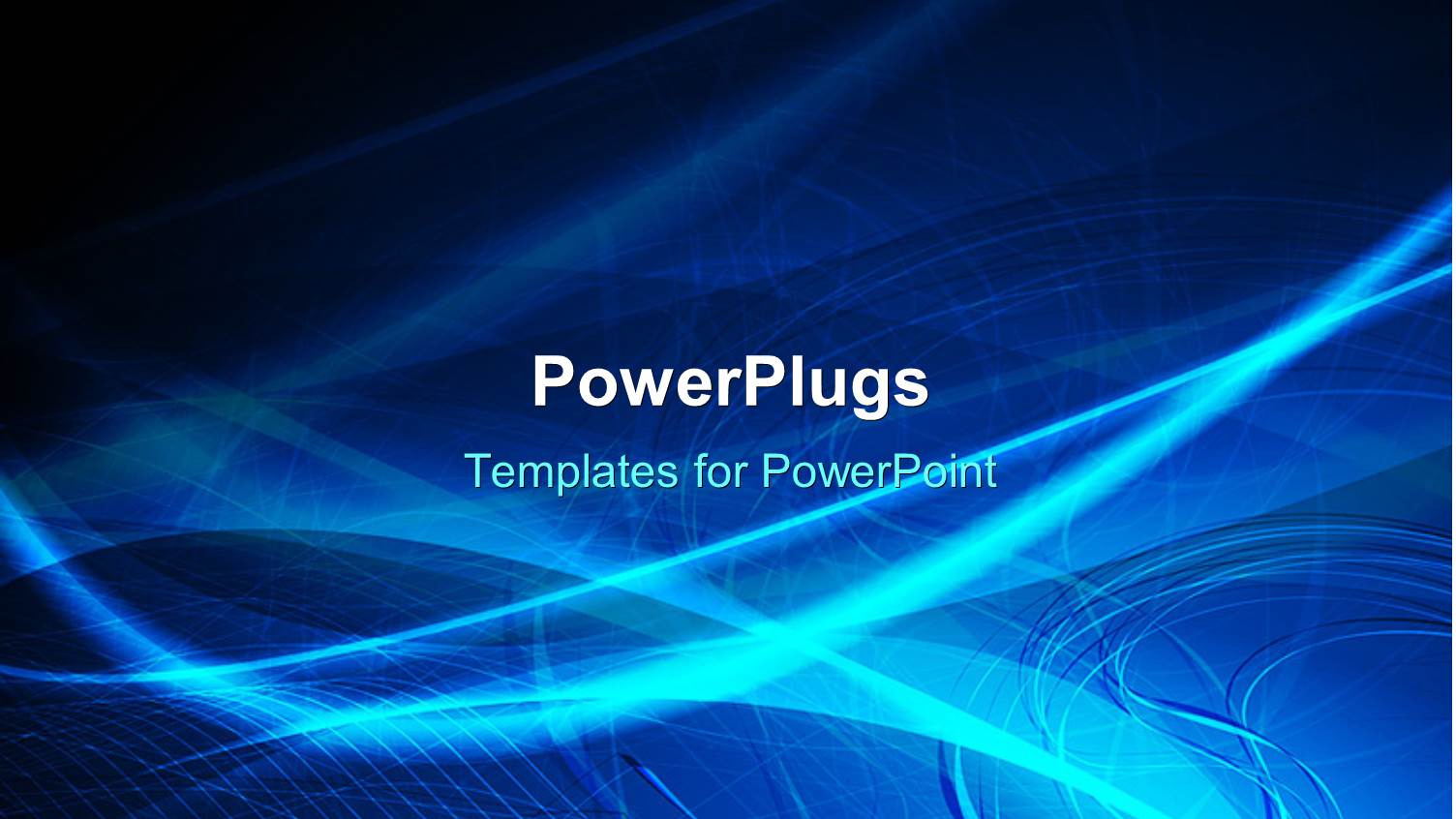 a Bluish Background with Lines and Waves