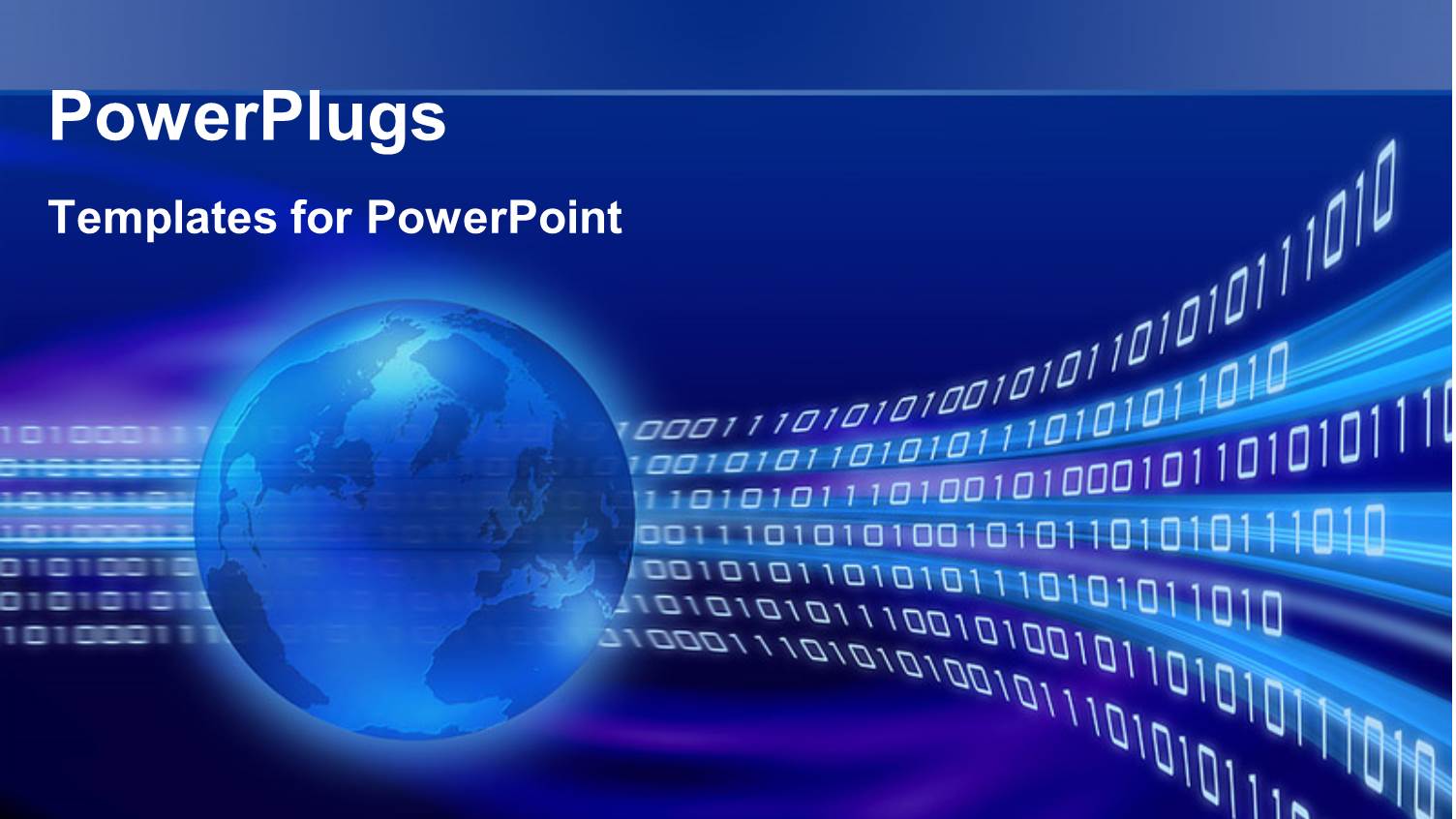 a Bluish Globe with Binary Numbers in the Background