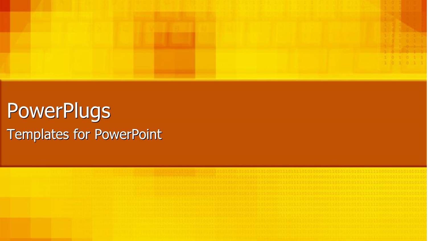 Blurred Computer Keyboard Fading in the Yellow and Orange Background