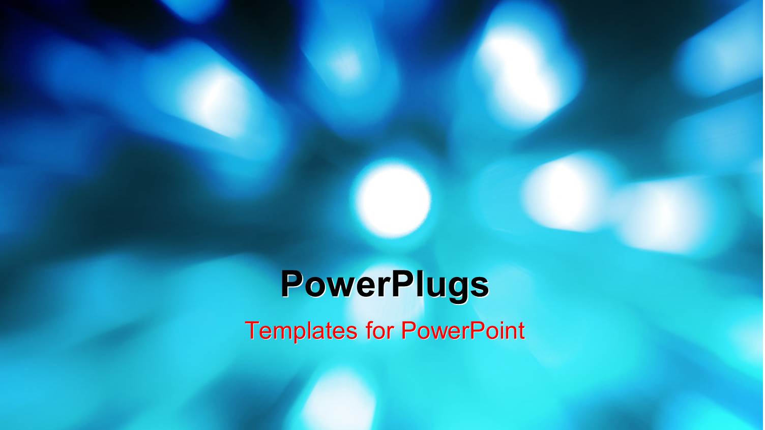 Blurry Depiction with Light Glow on Blue Surface