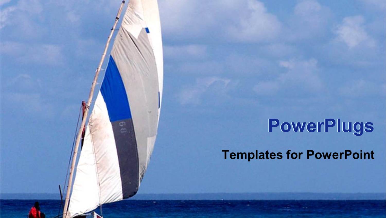 a Boat in the Sea with Clear Sky in the Background