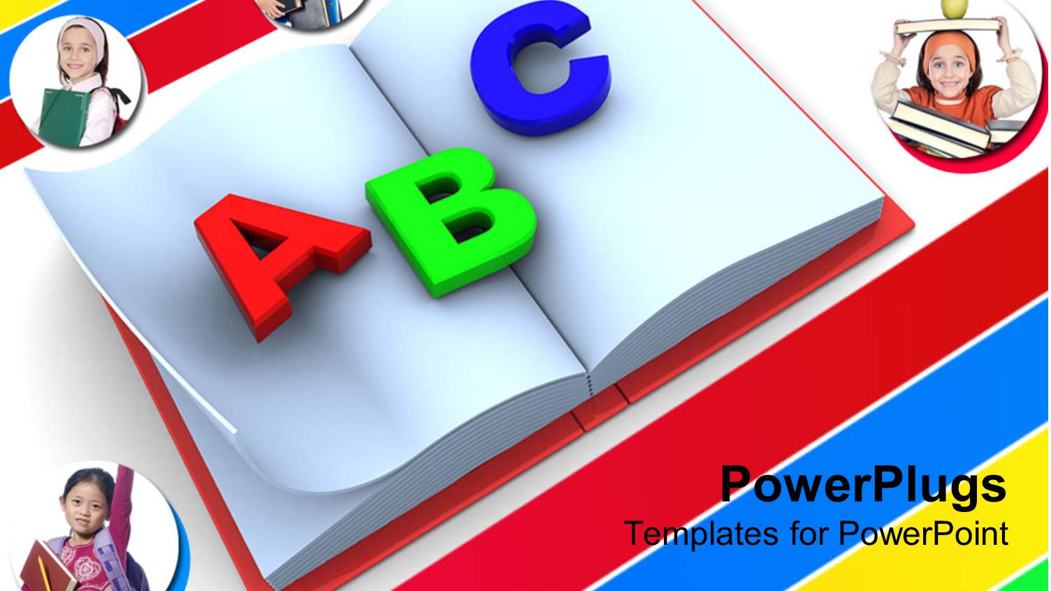 Book with ABC, School Children, Students, Learning, Education