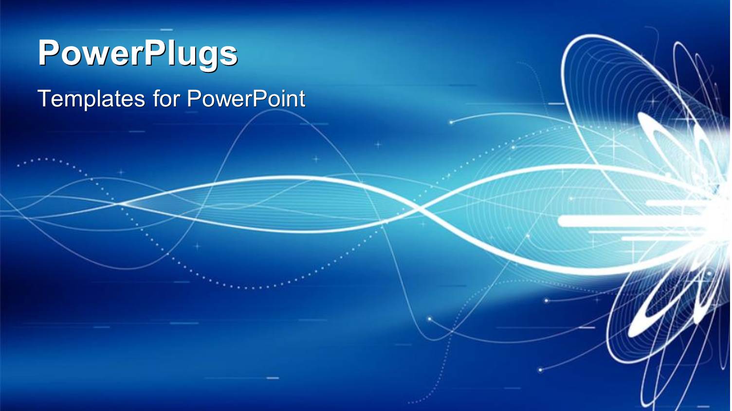 a Bright Burst of Light on a Blue Background