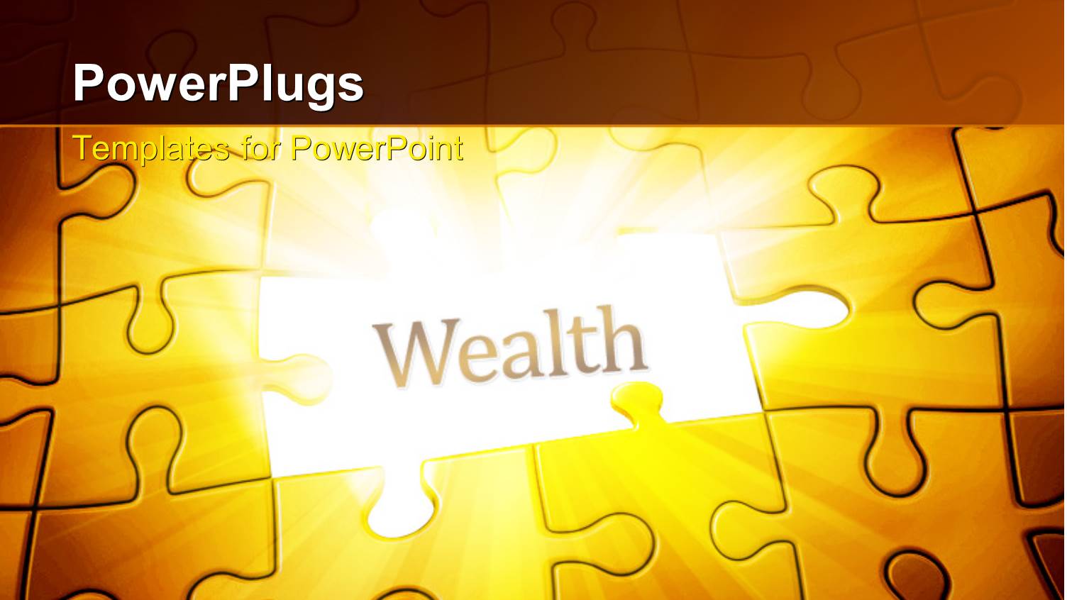 Bright Burst of Light from Missing Piece of Jigsaw Puzzle