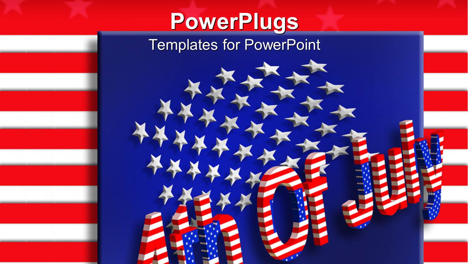 Bright Colourful USA Flag with Text which Spell Out the Words 