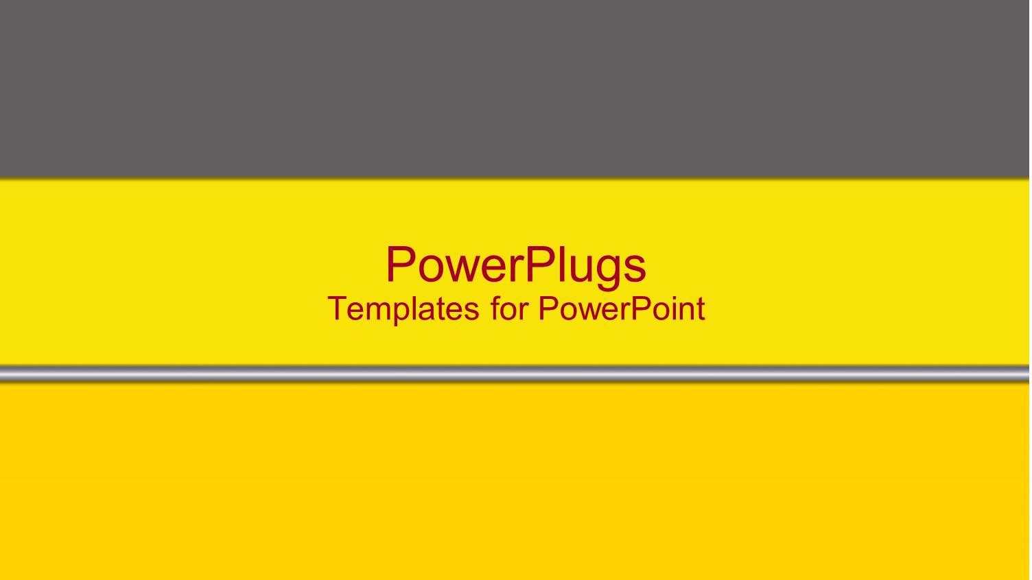 Bright Sunshine Yellow Banner with Gray and White Stripes