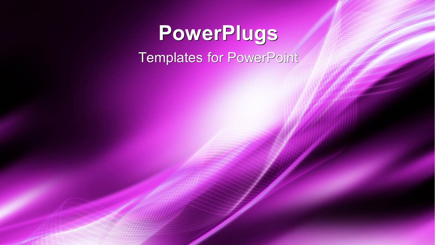 Bright White Curved Patterns on Purple Background