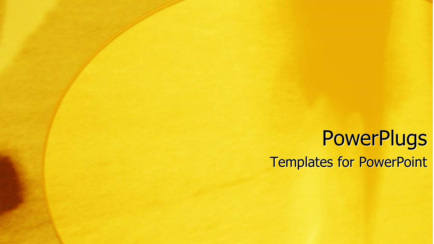 a Bright Yellow Circle on a Patterned Yellow Background