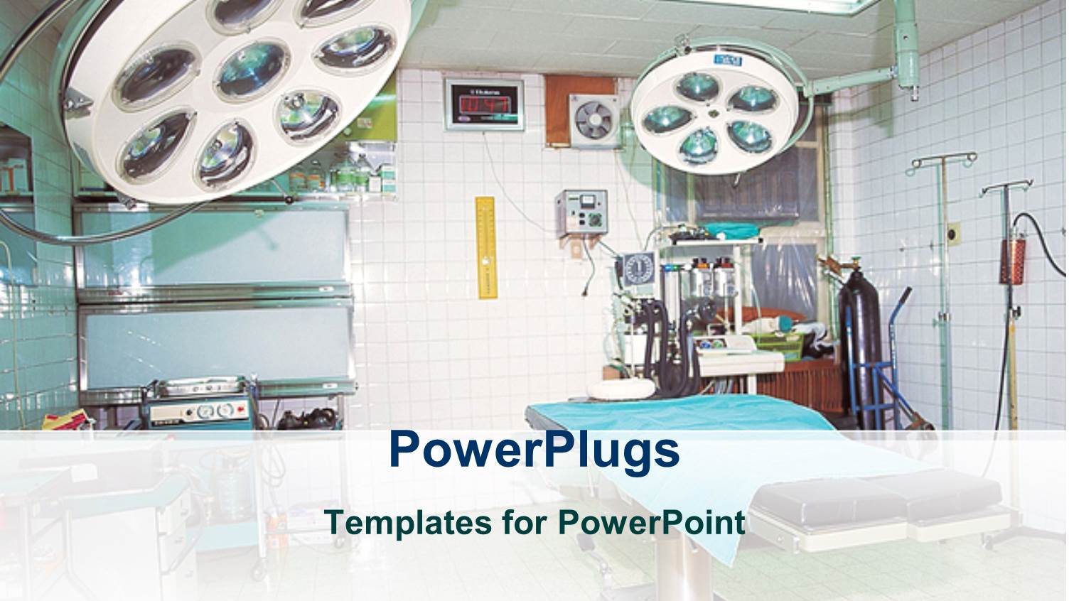 Brightly Lit Operating Room Filled with Equipment