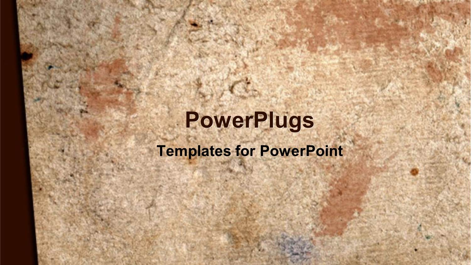 Brown template with Old Brownish Paper