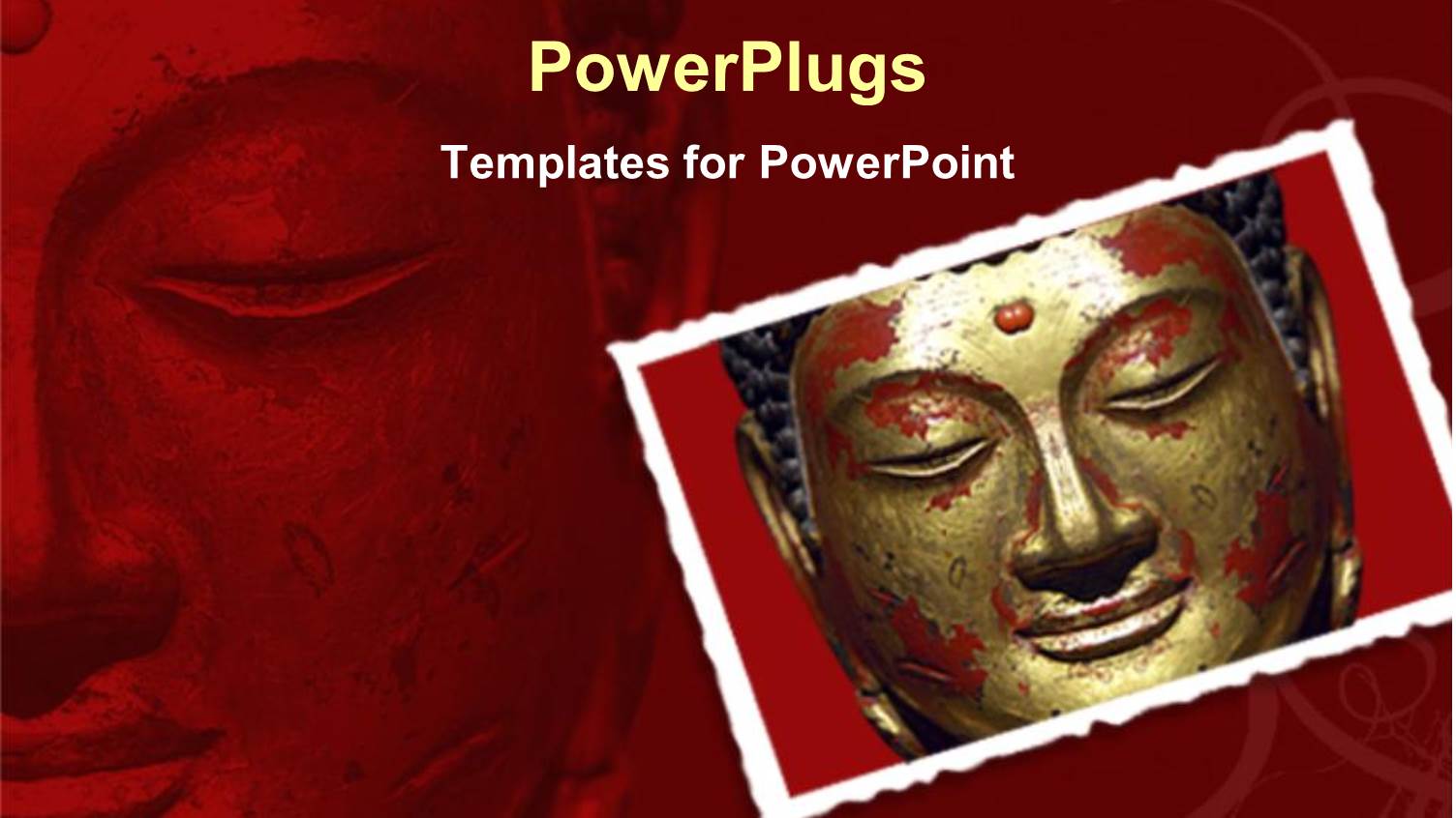 the Buddha Statue with its Reflection in the Background