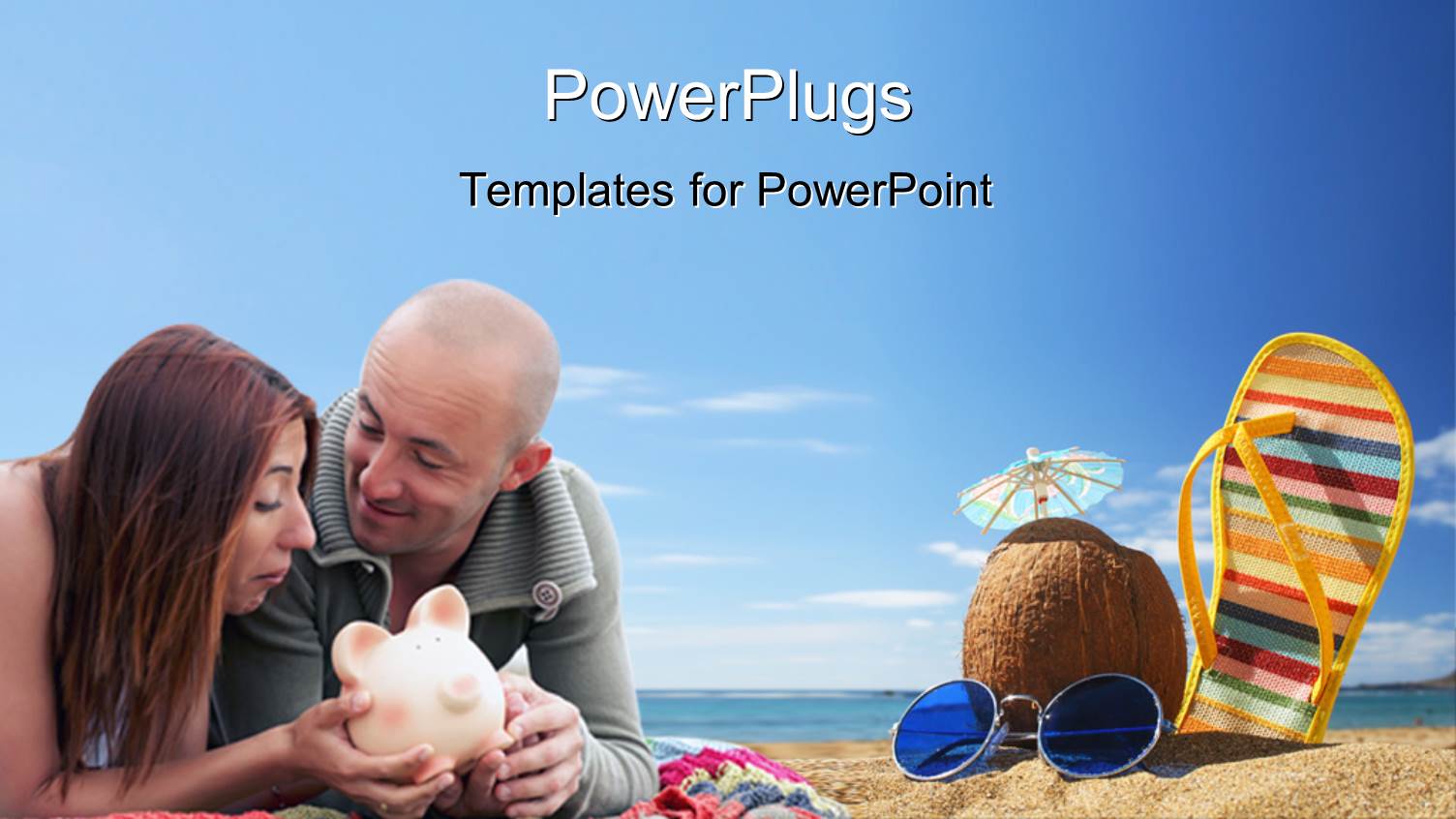 a Couple with Sea in the Background