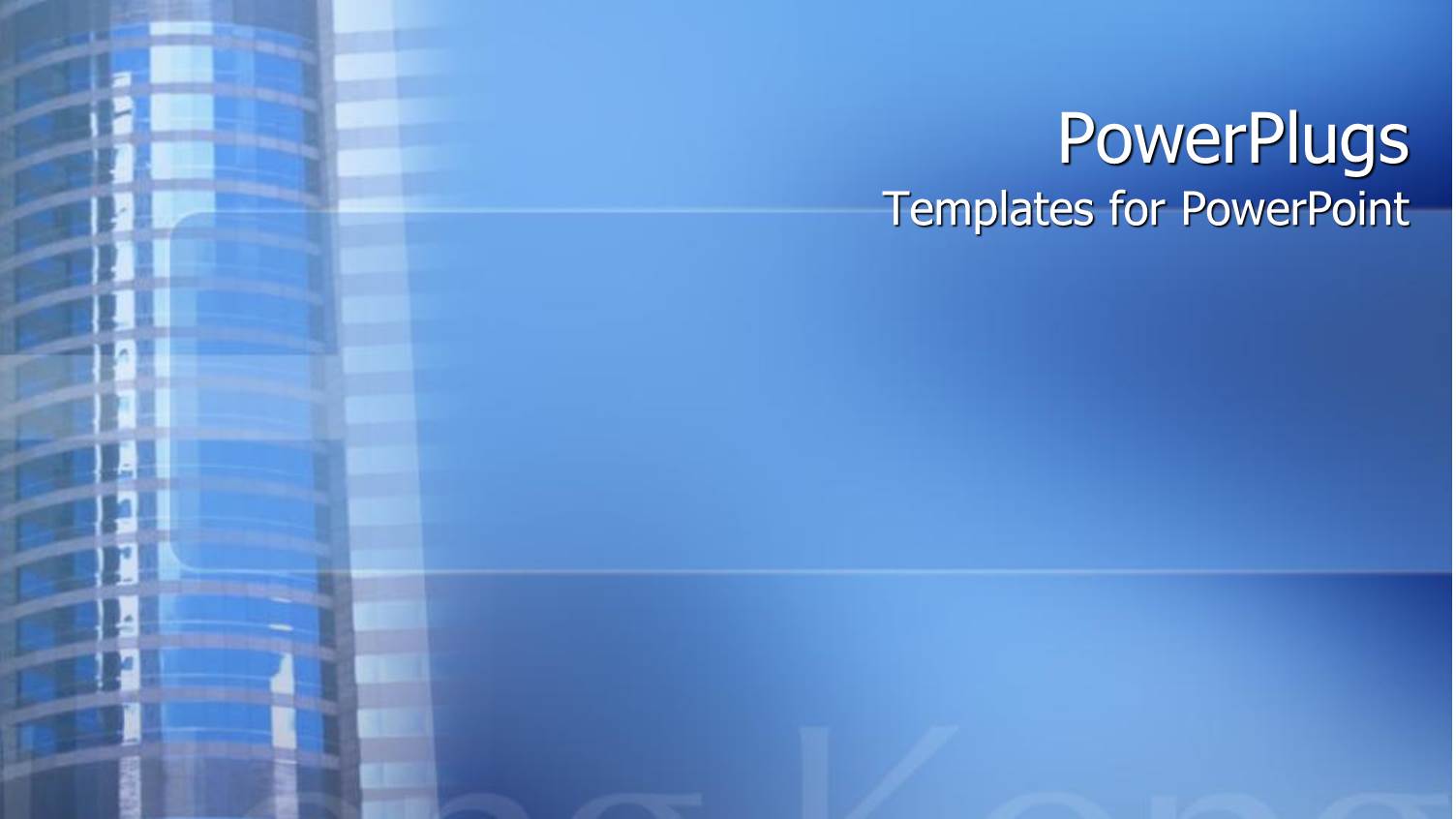 a Building in the Background with Place for Text