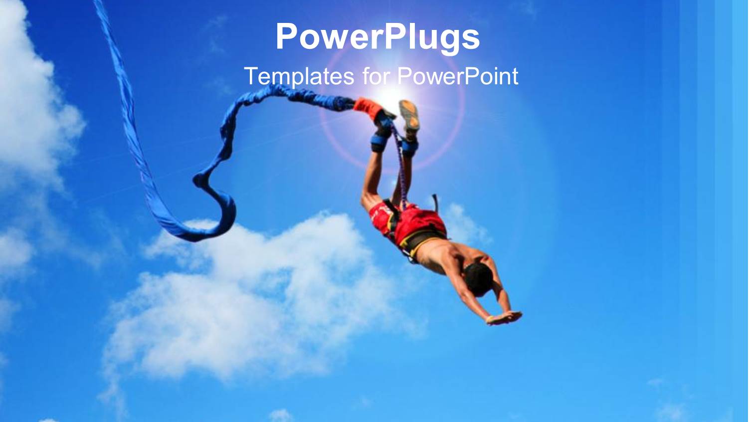 Bungee Jumper Falling from the Sky