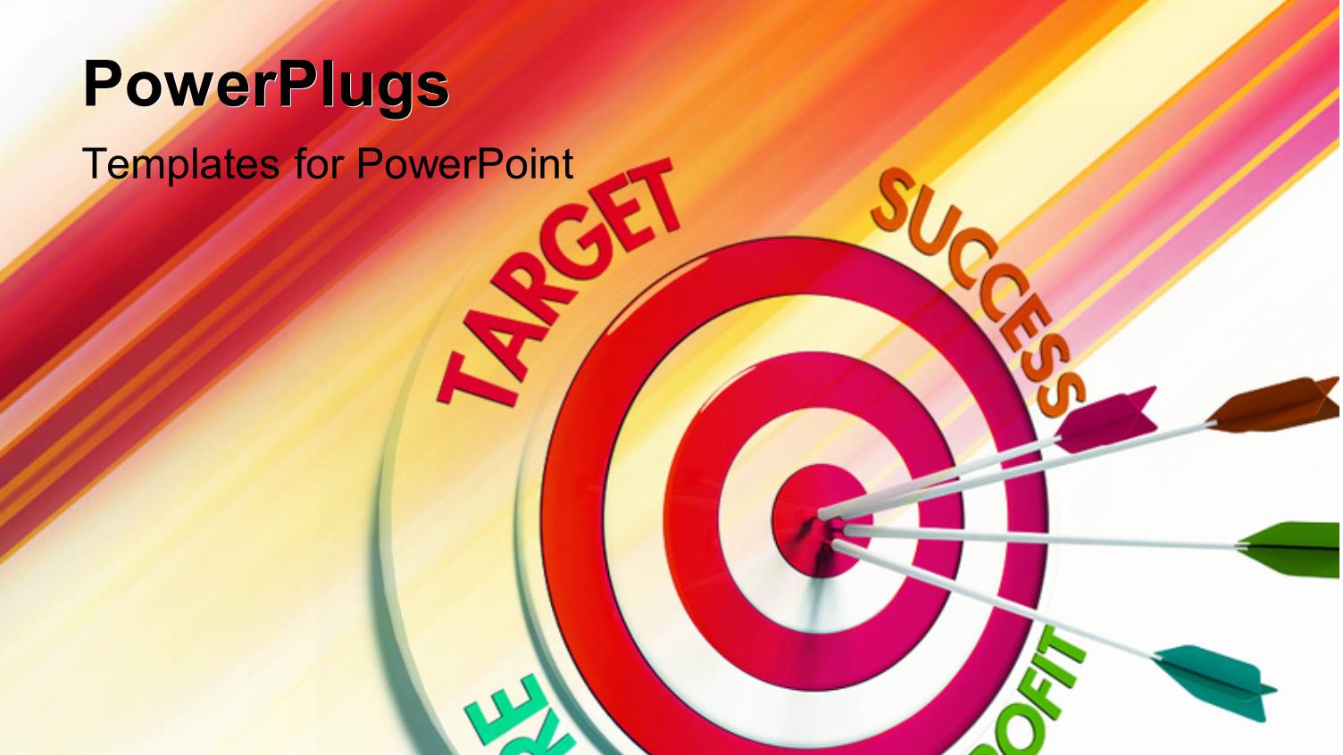 a Business Concept Depicting Target Success Profit Future Hitting Dart