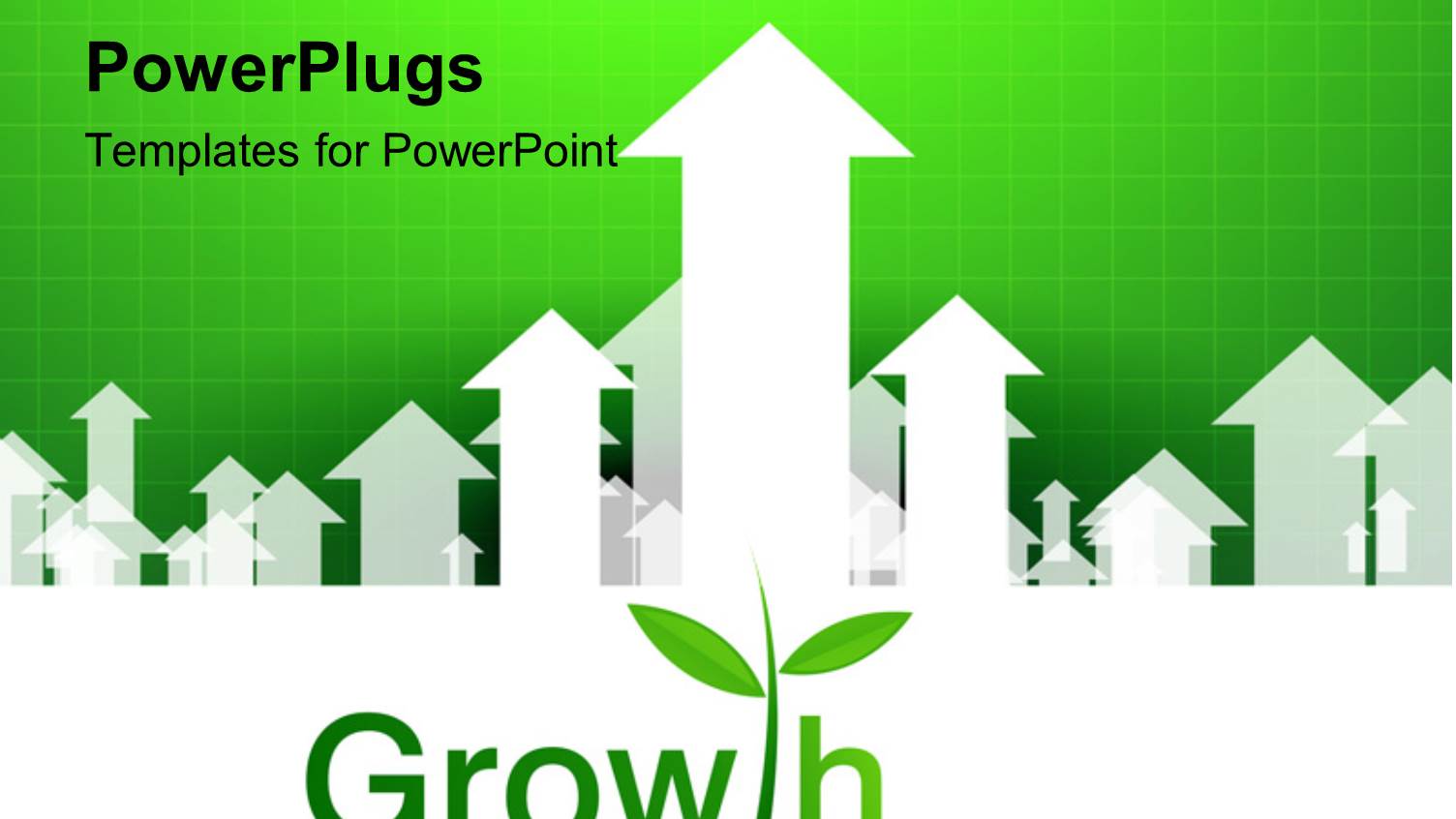 Business Growth Depiction with Upward Arrows on Green Background