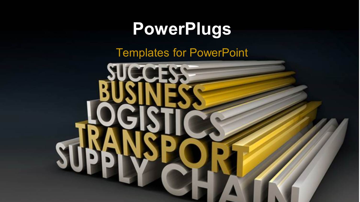 Business Keywords Supply Chain Business Logistics in 3D