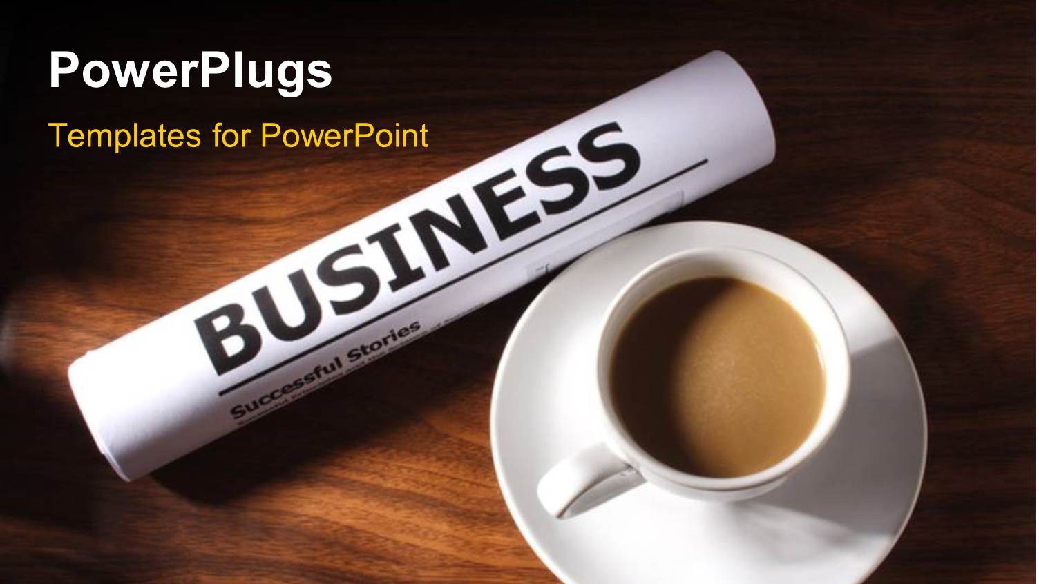 Business Magazine with Successful Business Stories Beside Cup of Coffee