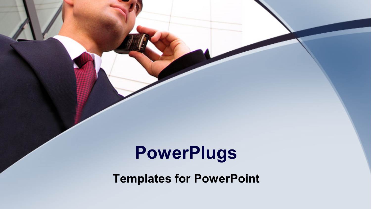 a Business Man on a Black Suite Making a Call