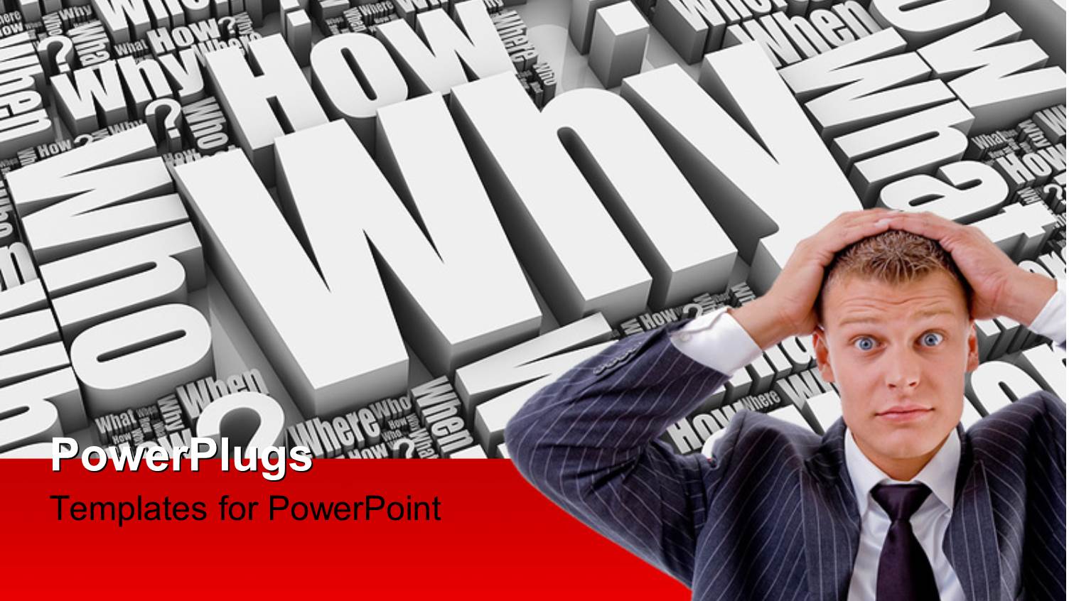 a Business Man Looking Confused with his Hands on his Head