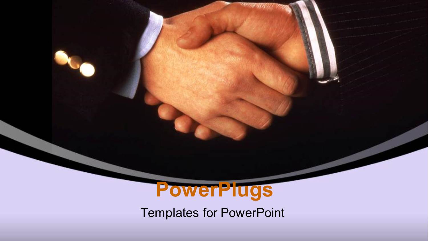 Business Men Shaking Hands on Grey and Black Background