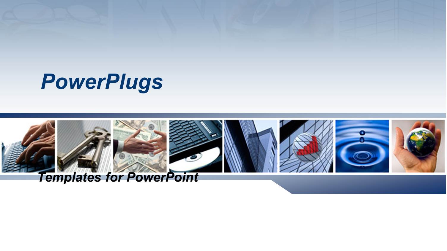 Business Objects with Keys, Typing on Keyboard, Shaking Hands, Office Building, Water Droplet, Hand Holding Globe,