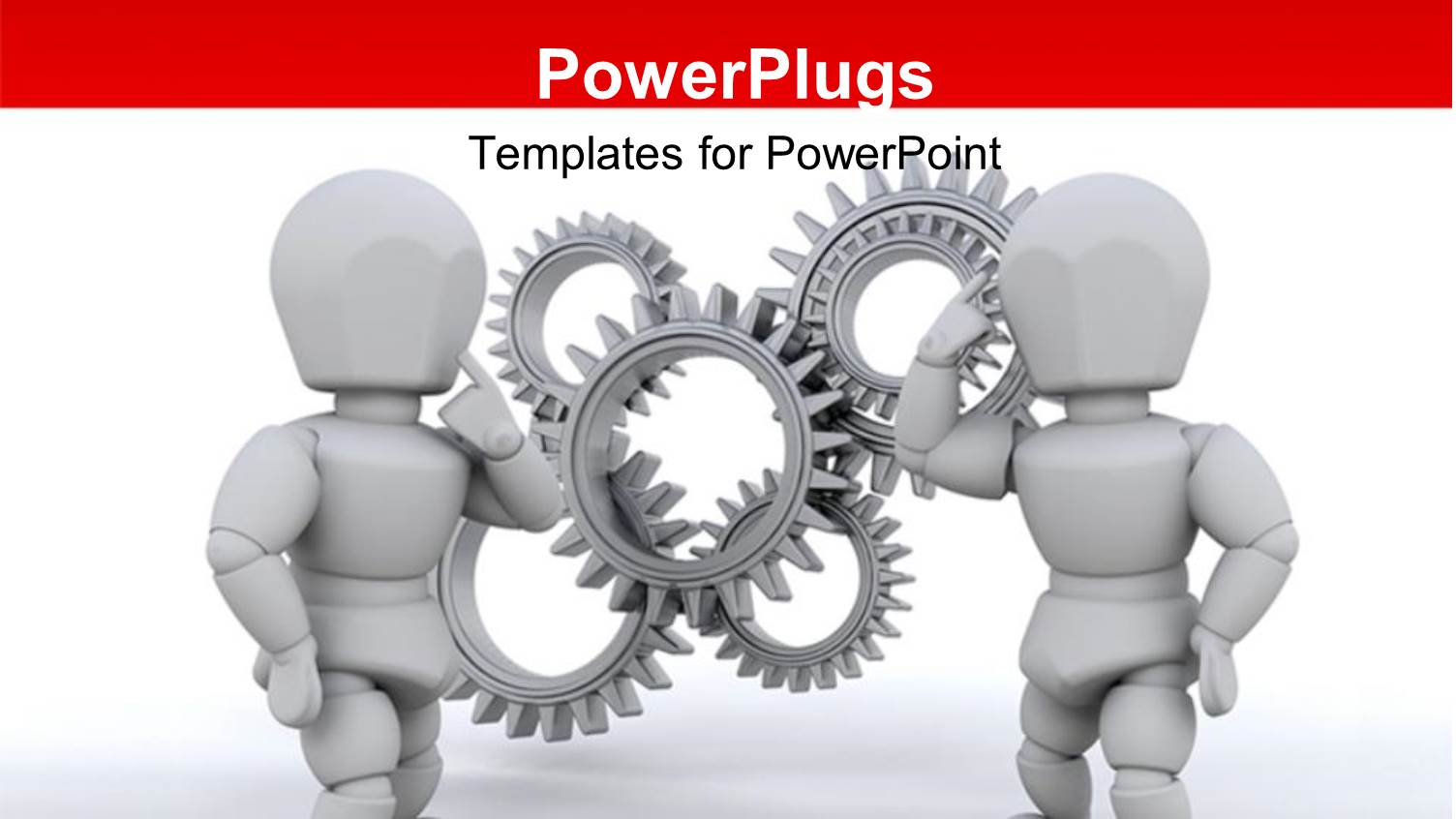 Business People Working Together to Solve the Problem with White Color