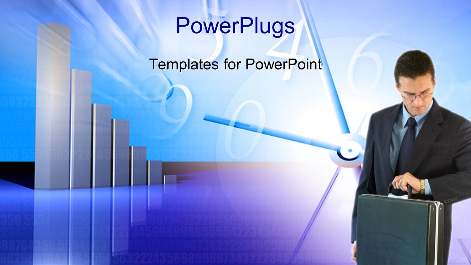 a Person with a Clock in the Background