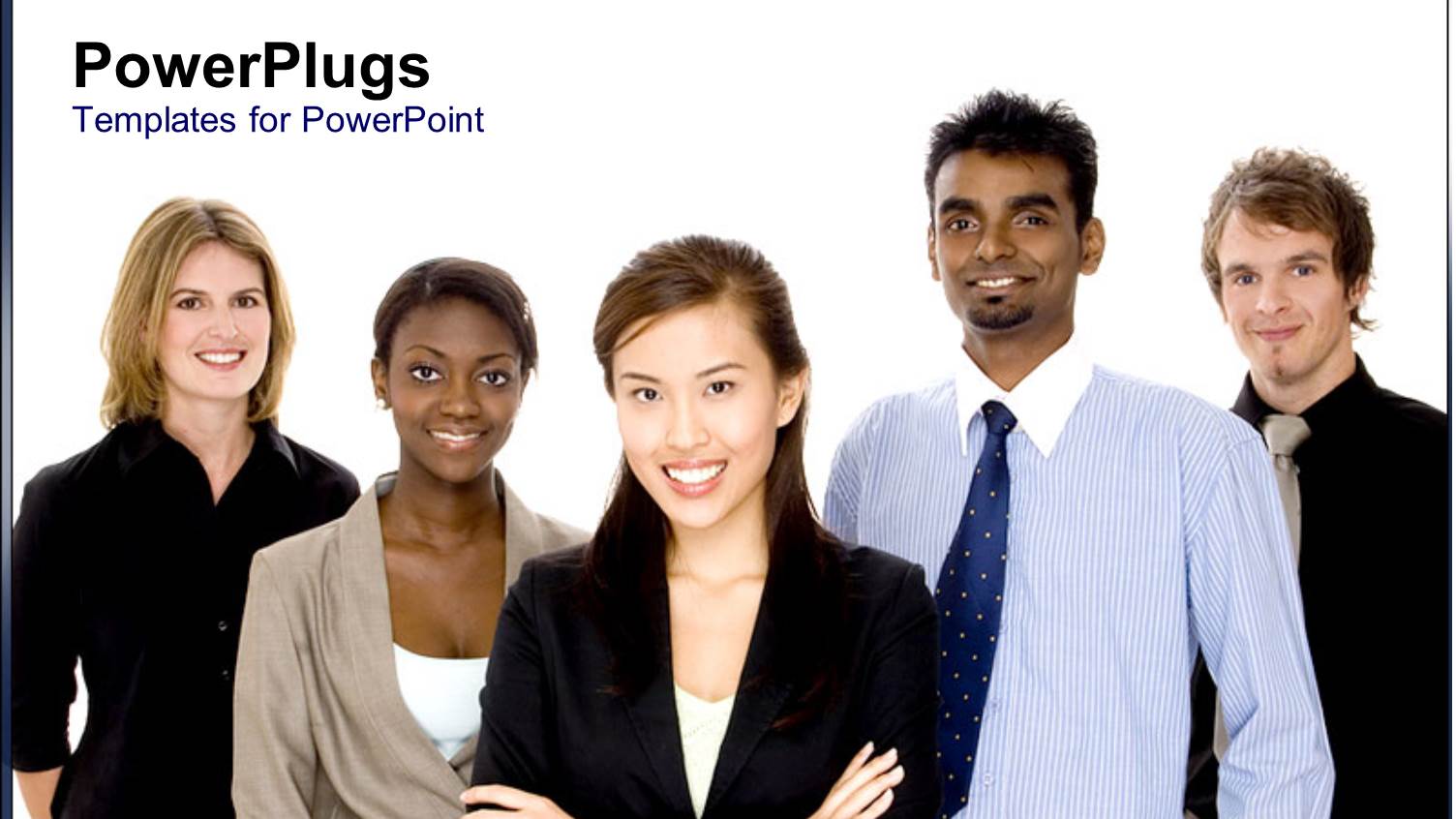 Business Team with Team Members from Diverse Races Working Together