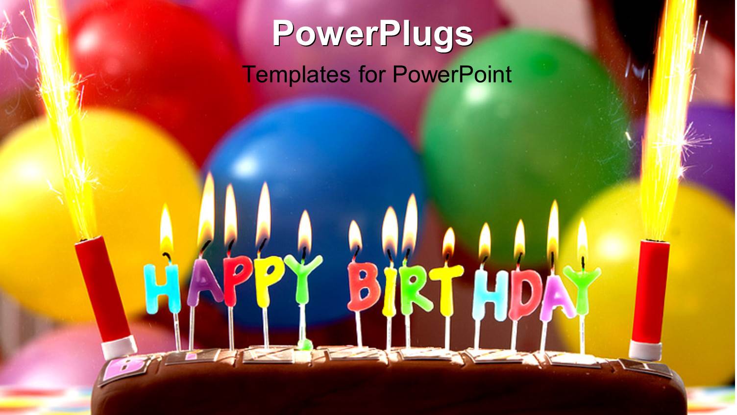 a Cake with a Lot of Balloons in the Background