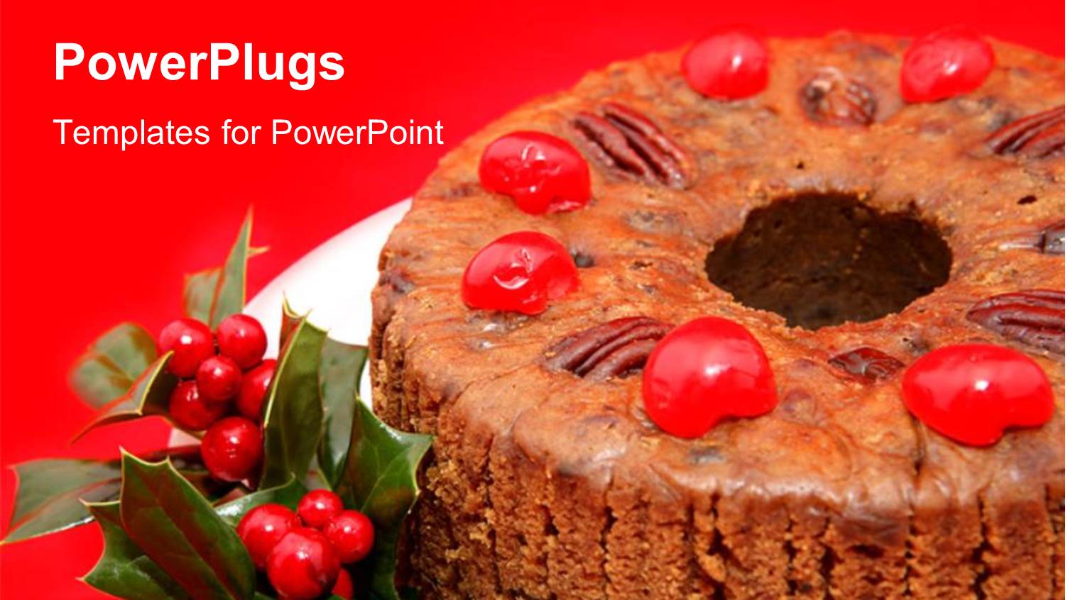 a Cake with a Number of Berries and Reddish Background