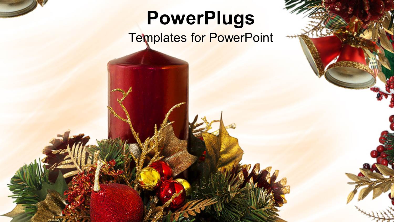 a Candle with Celebration Material in the Background