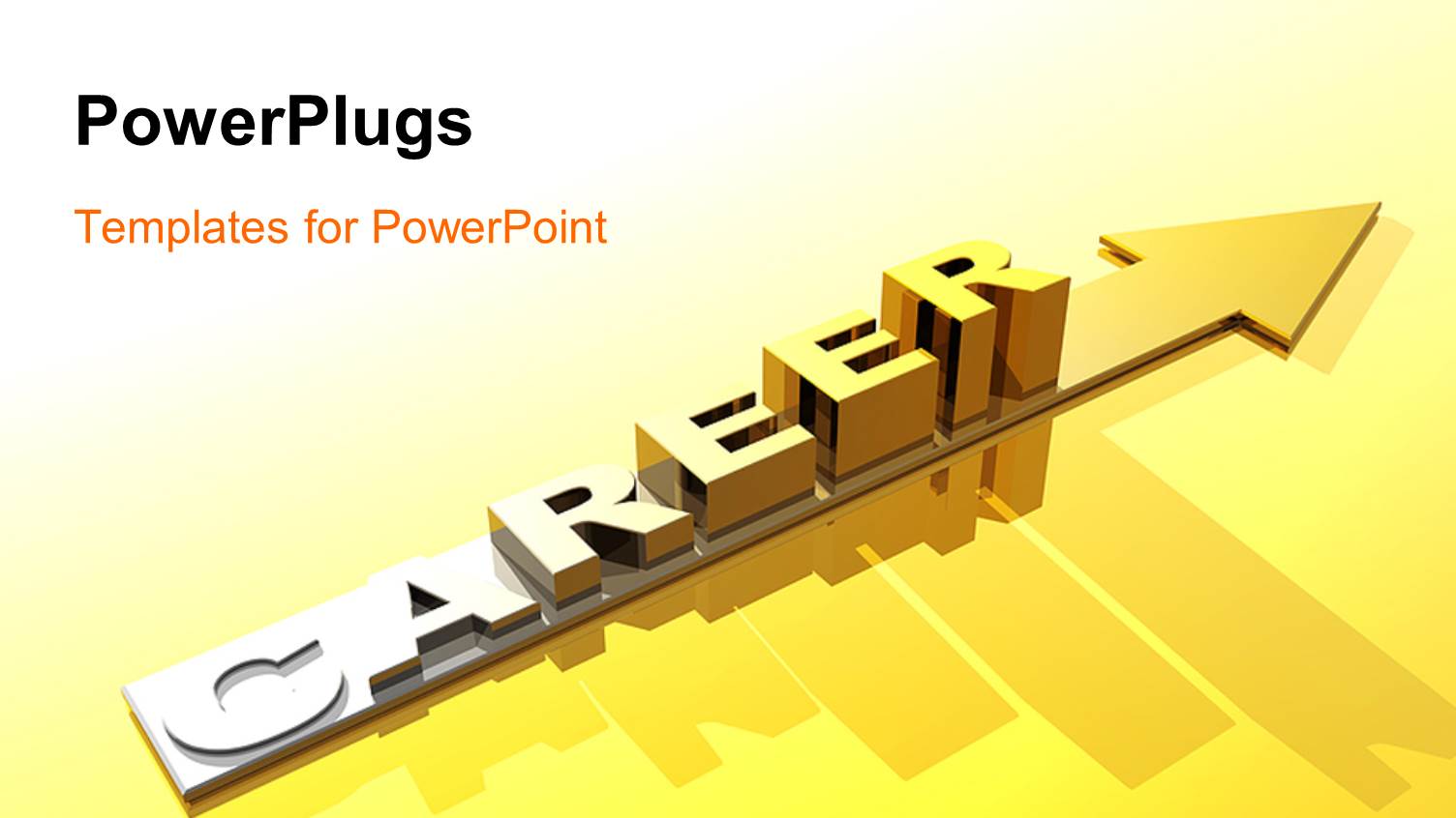 the Word Career with an Arrow and a Number of Stairs