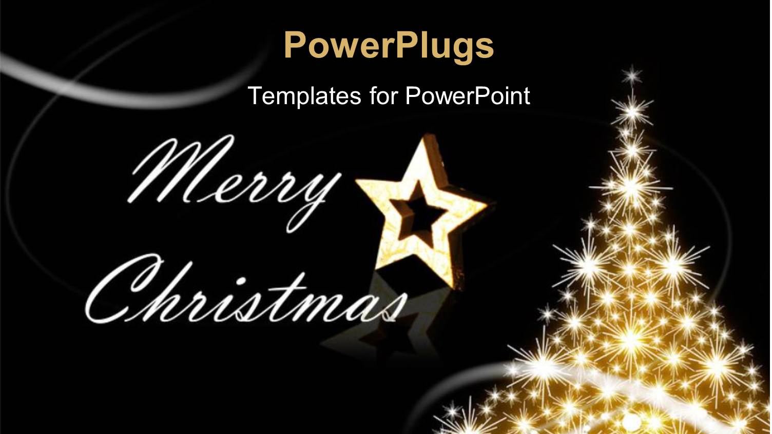 the Celebration of Christmas with Blackish Background and Place for Text