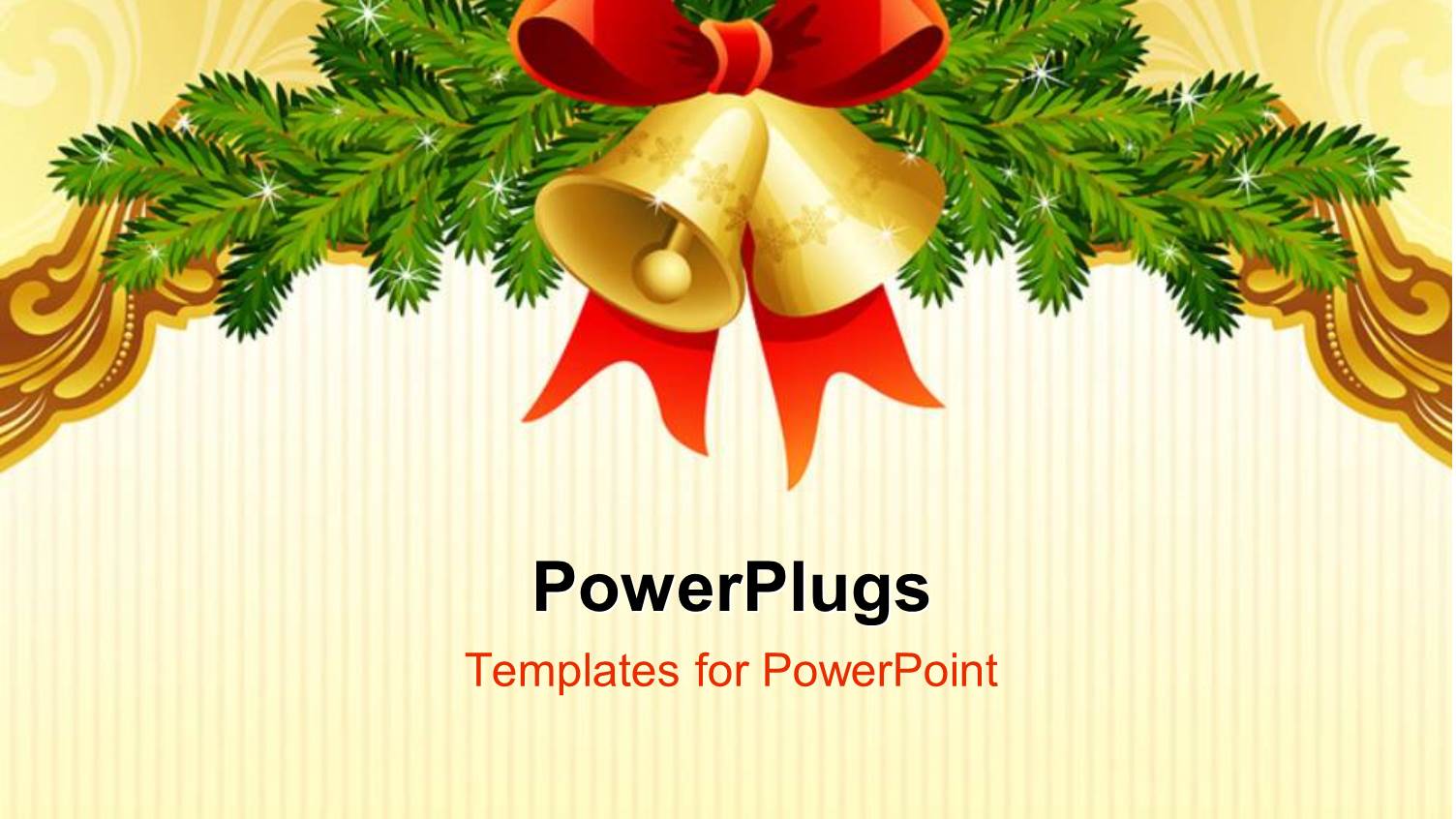 the Celebration of the Christmas with Place for Text