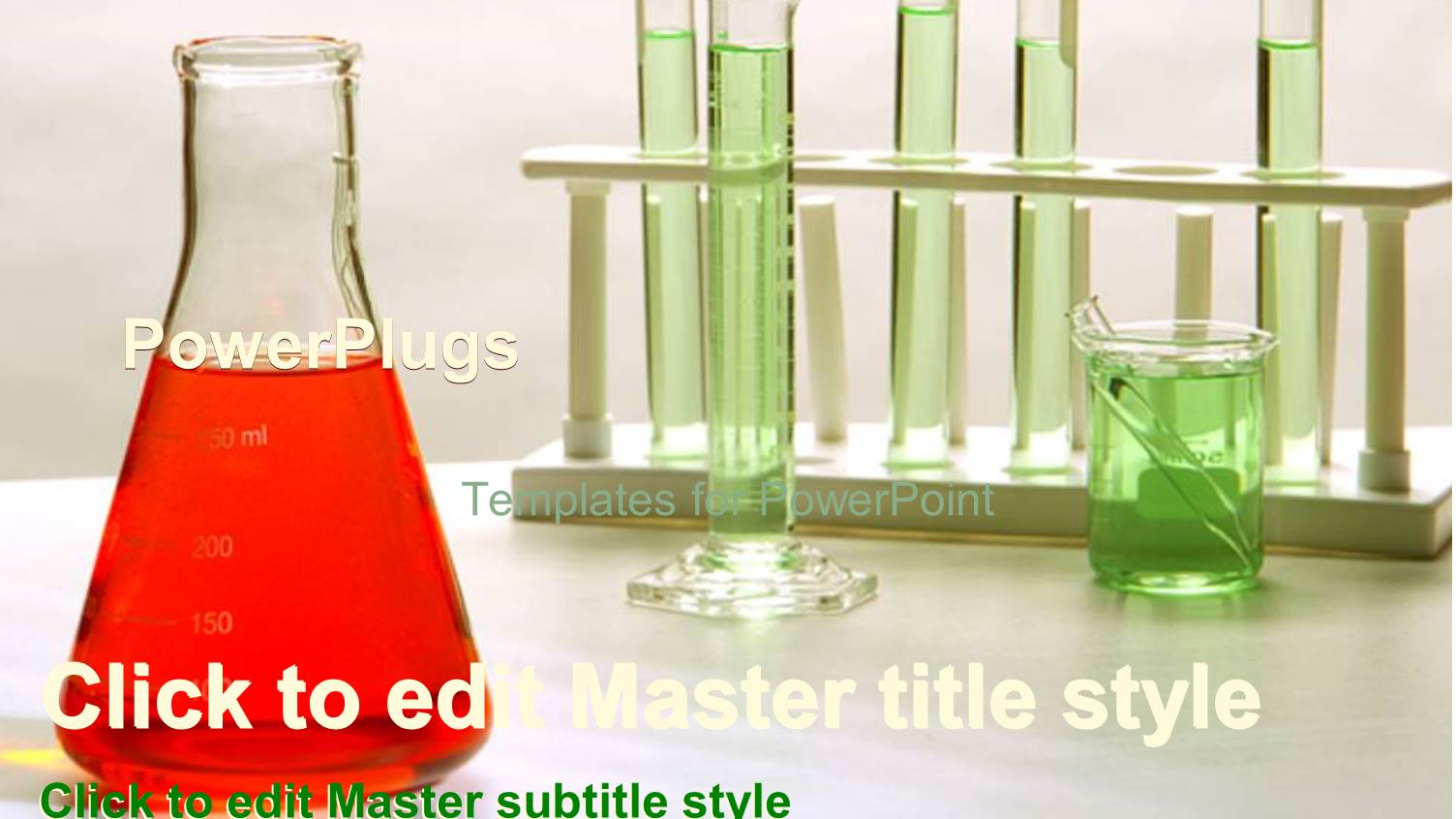 Chemistry Flask  Green Fluid on Test Tubes Chemistry Equipment   Experimental Procedures