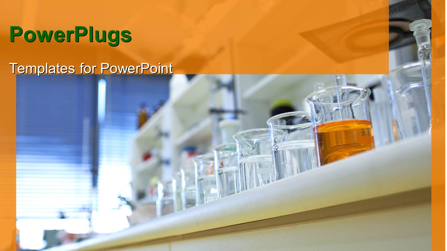 Chemistry Laboratory with Chemicals and Test Tubes for Scientific Experiments