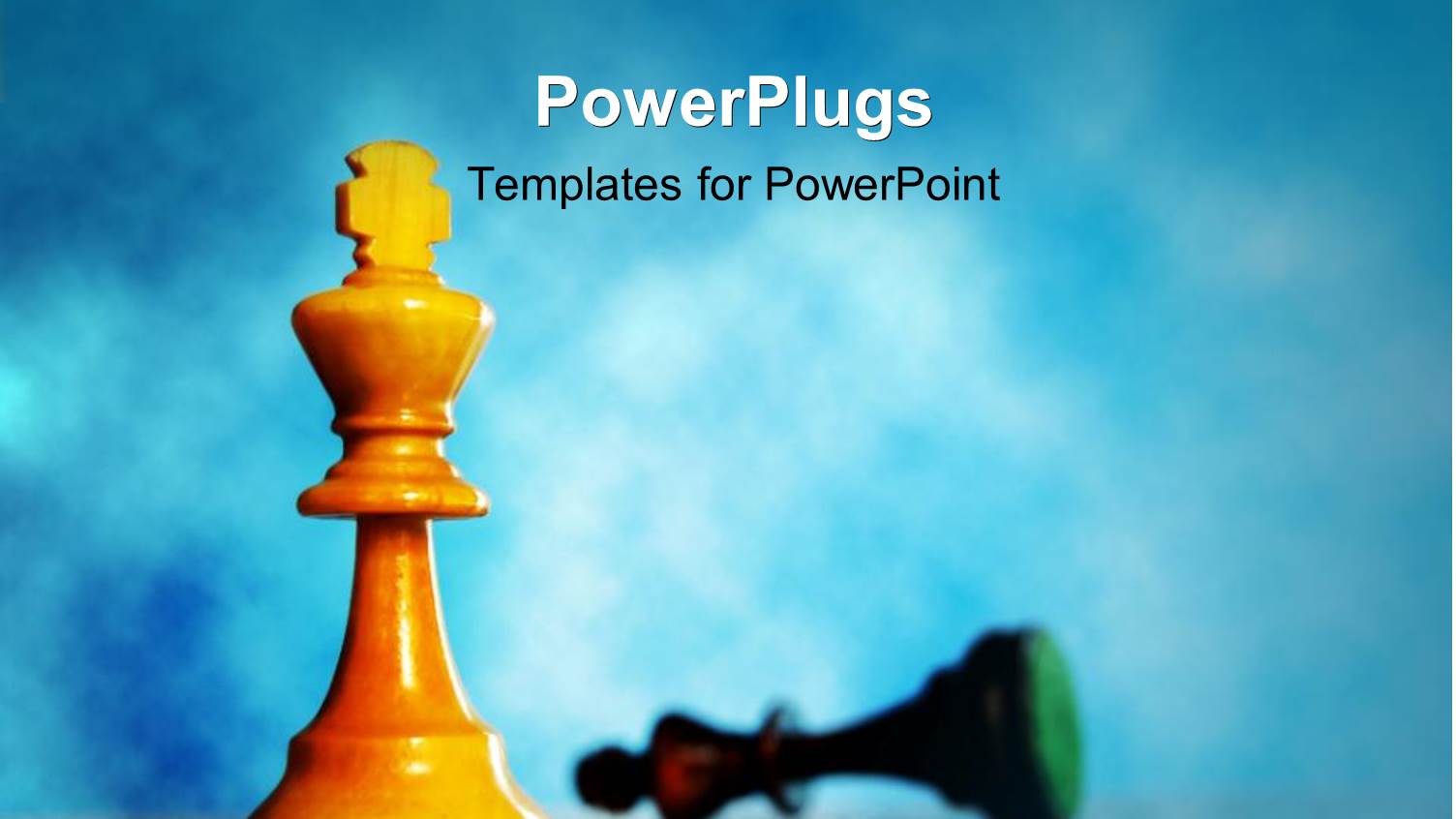 a Chess Piece with Blurr Background and Place for Text