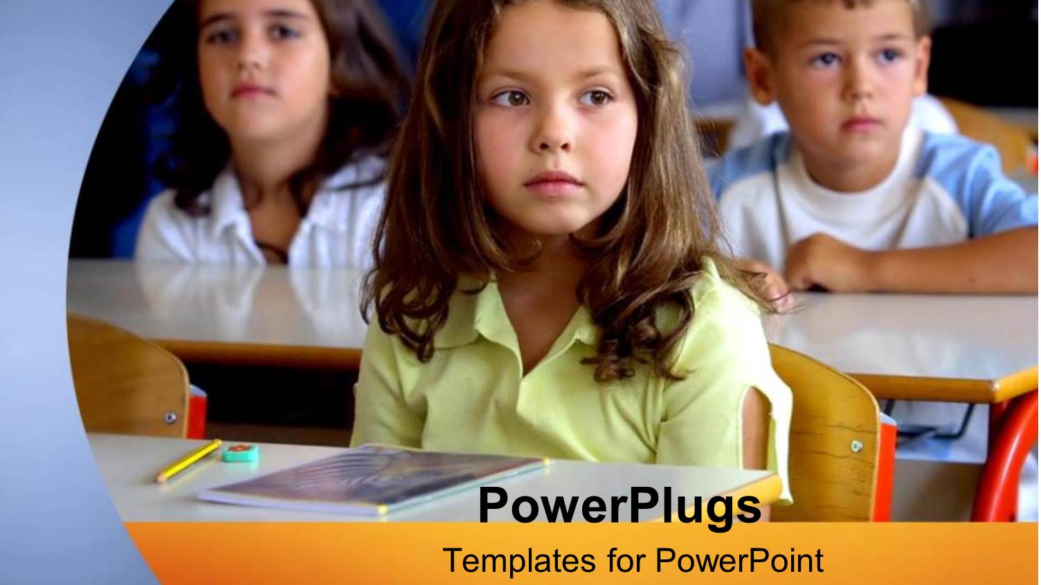 Children Learning in Classroom Desks Elementary School Education