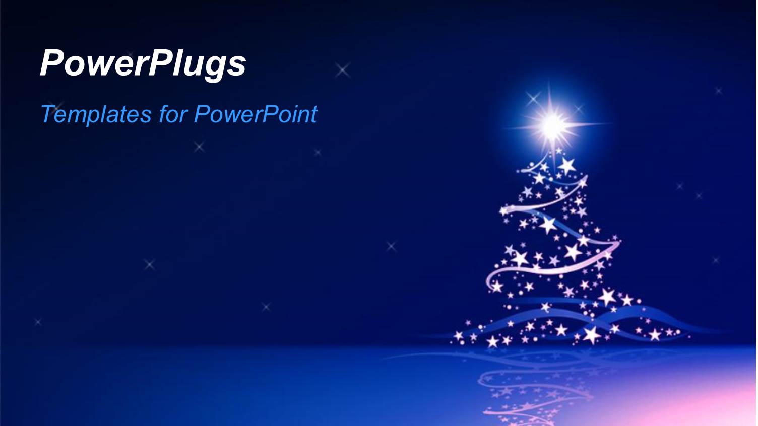 a Christmas Background with Stars and Place for Text