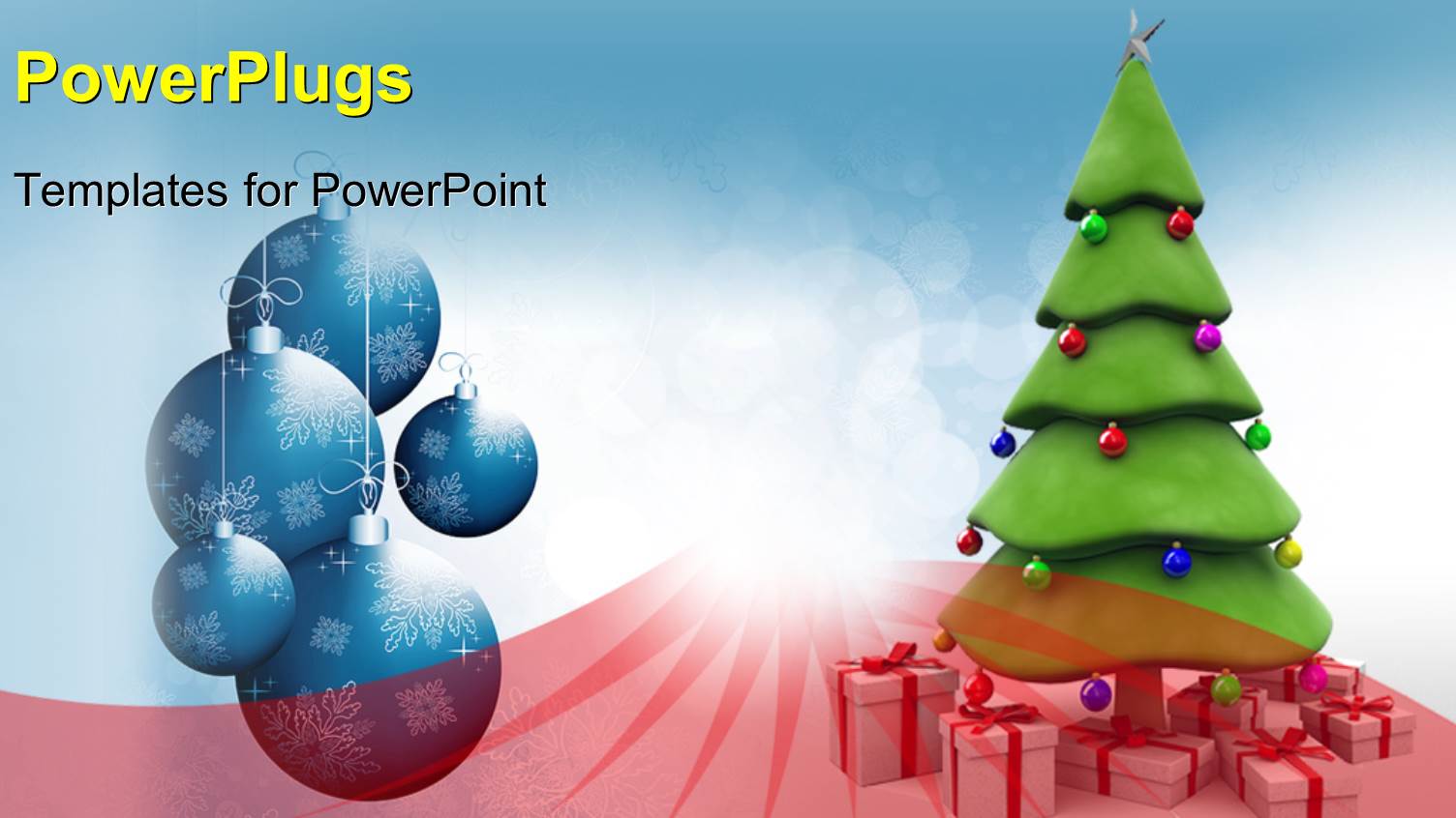 a Christmas Tree with Lots of Christmas Gifts and Ornaments