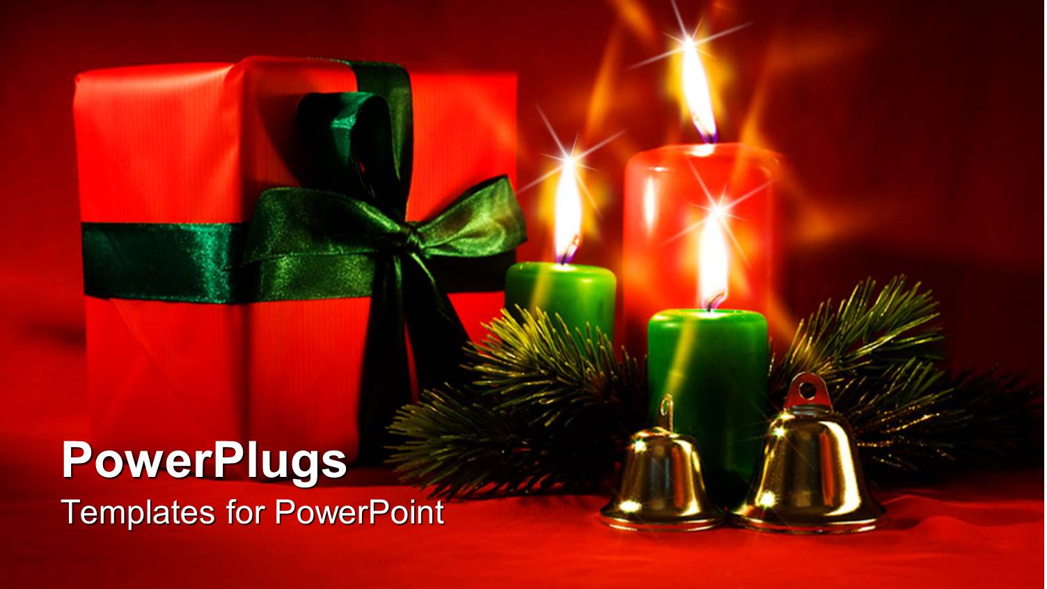 the Christmas Celebration with a Number of Candles