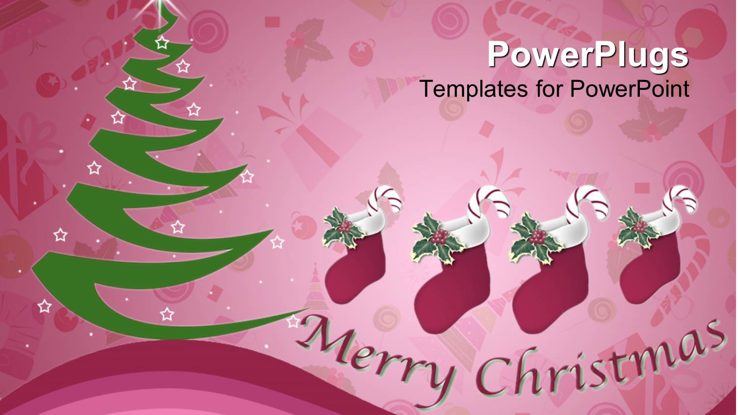 a Christmas Celebration with the Reflection in the Background