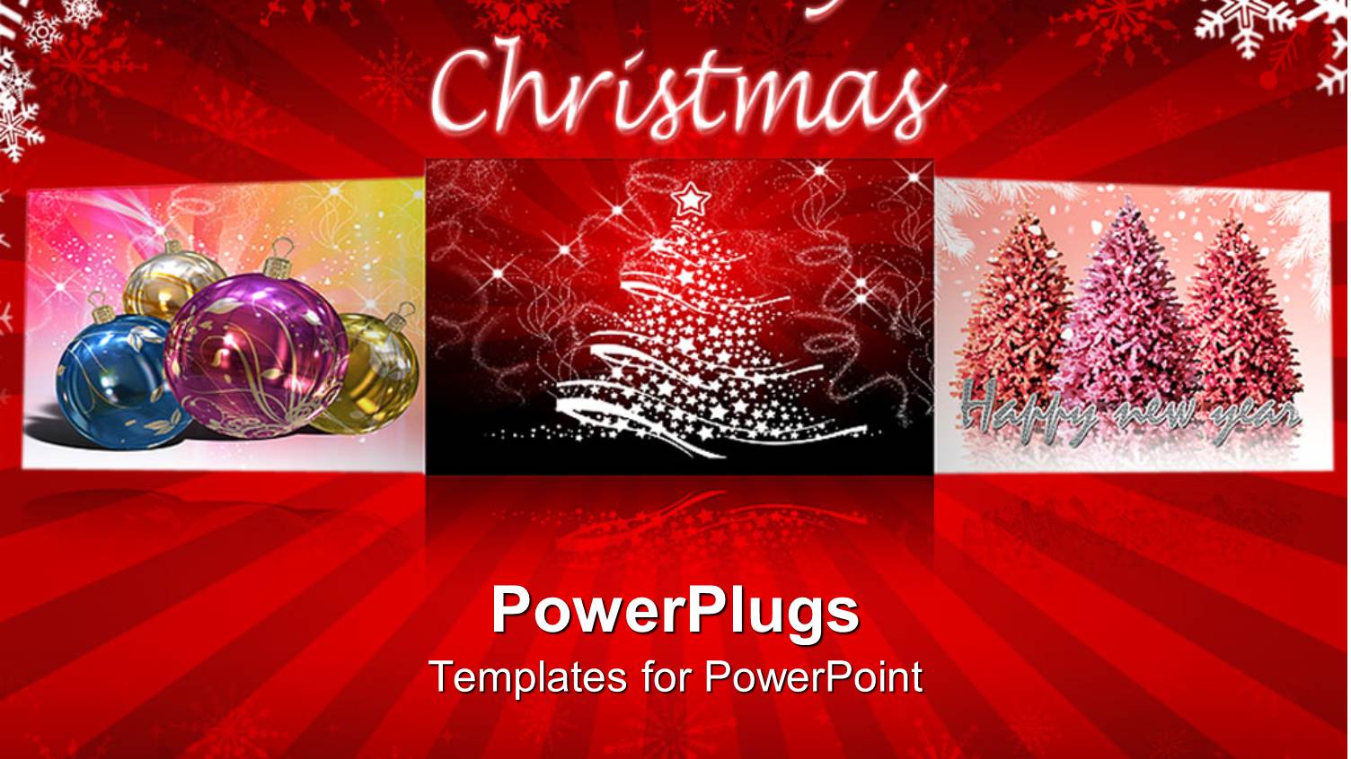 Christmas Celebration with Trees and other Celebration Material